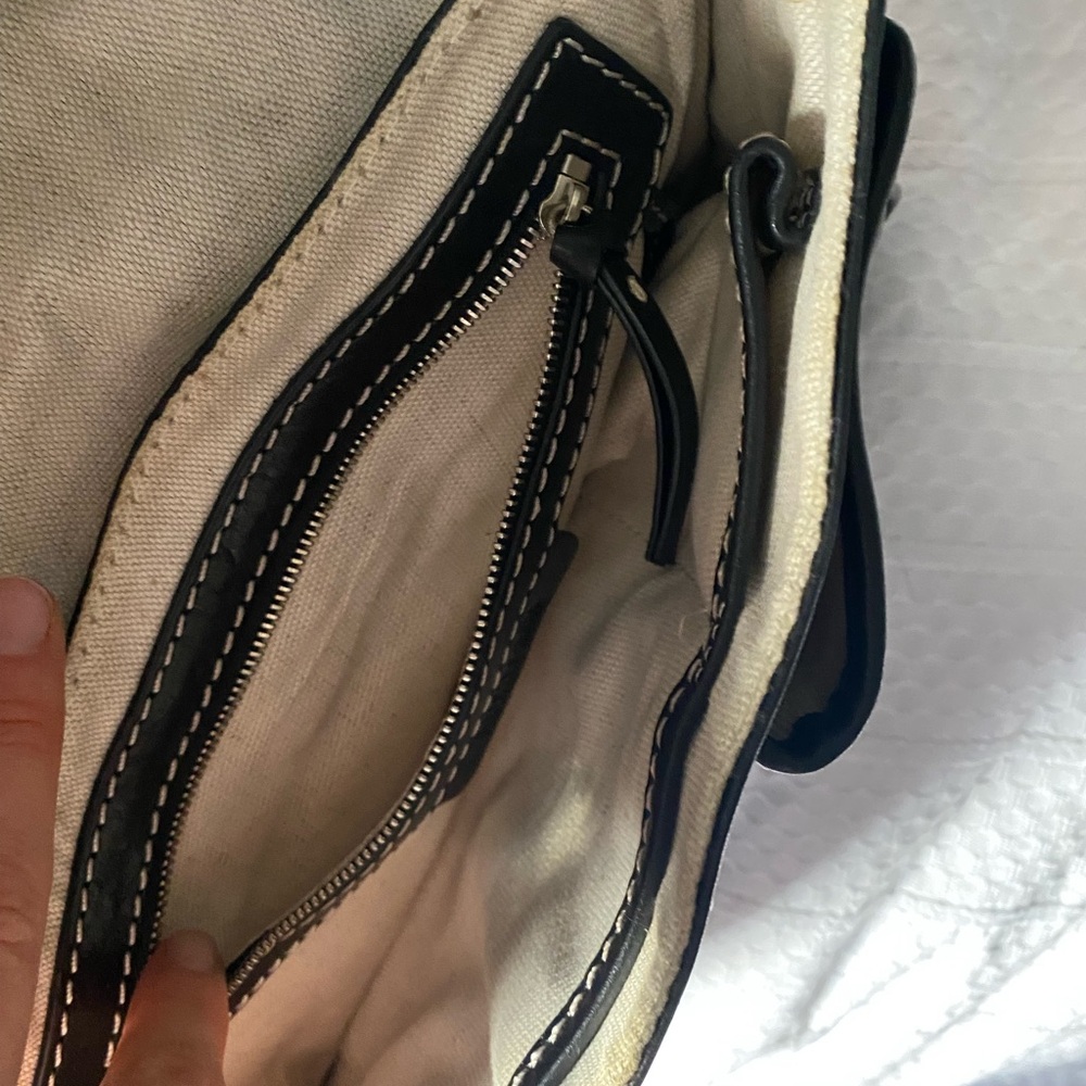 Michael Kors Black Leather Shoulder Bag with Buckle - Picture 14 of 14